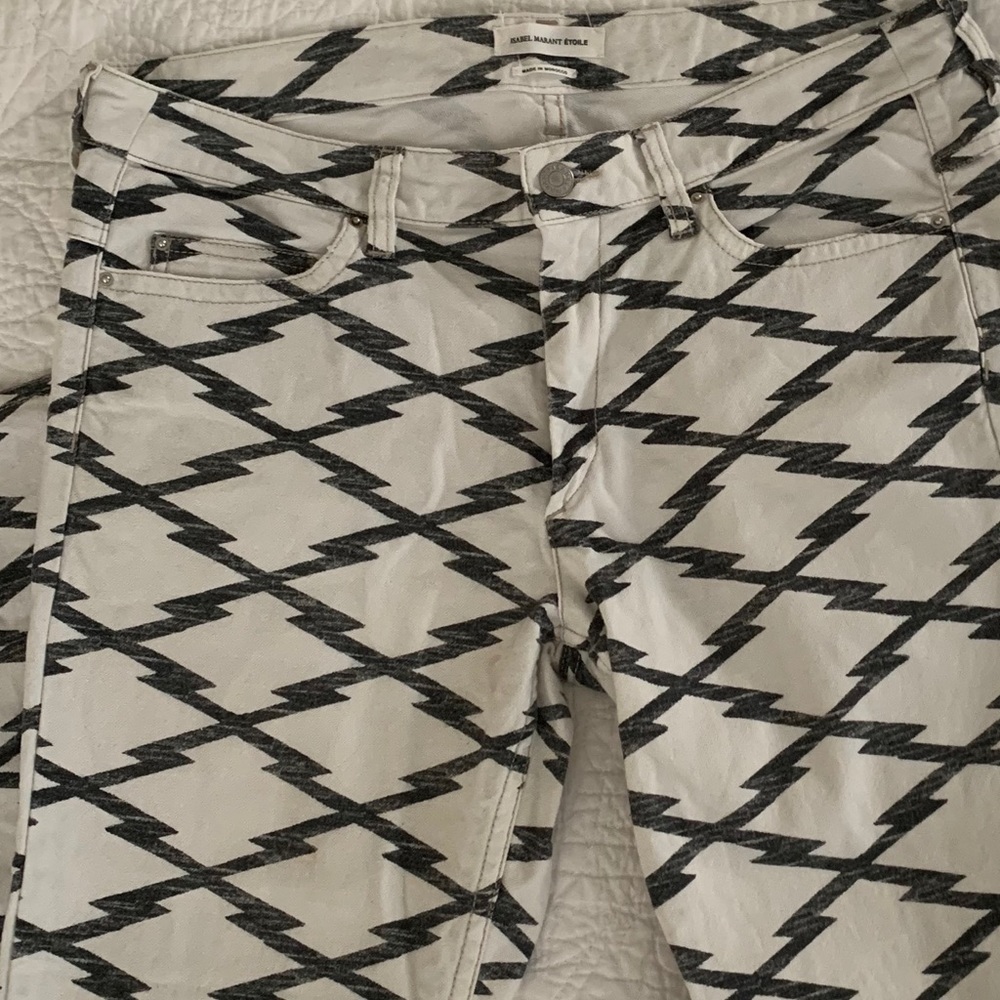 ISABEL MARANT patterned jeans